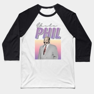 Uncle Phil //// 90s Style Aesthetic Design Baseball T-Shirt